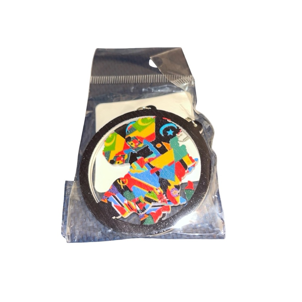 Colorful Abstract Africa Earrings NWT